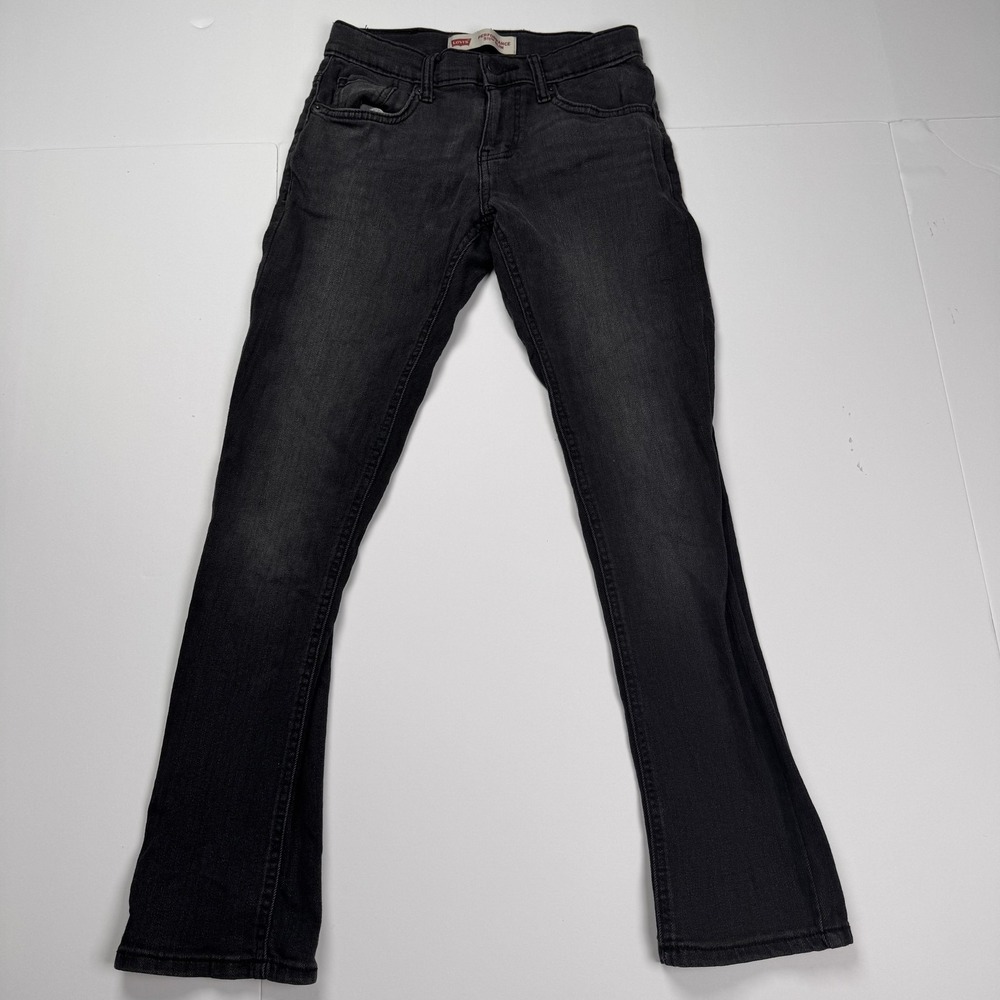 Levis 511 Jeans Boys 12 (25x26) Regular Black Slim Fit Performance Stretch Denim